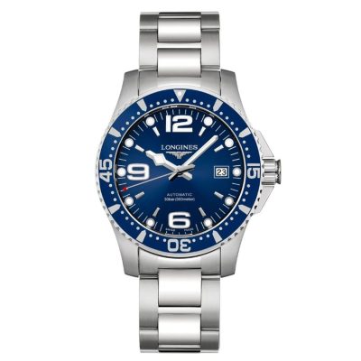 Rannekellot Longines Miesten Rannekellot | Longines L3.742.4.96.6 Hydroconquest Rannekello